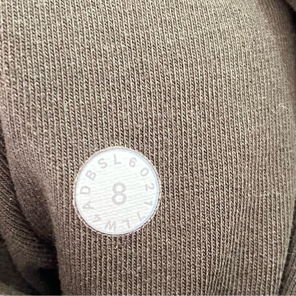 Lululemon Scuba Hoodie *Light Cotton Fleece Size 8 Dark Olive - Picture 13 of 14